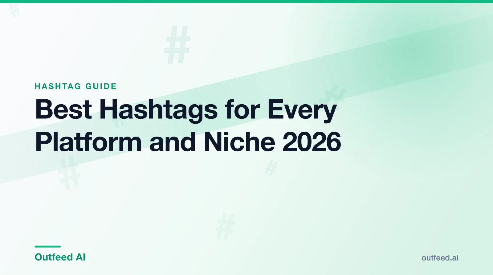 Best hashtags 2026 chart showing the verified hashtag limit for every social platform
