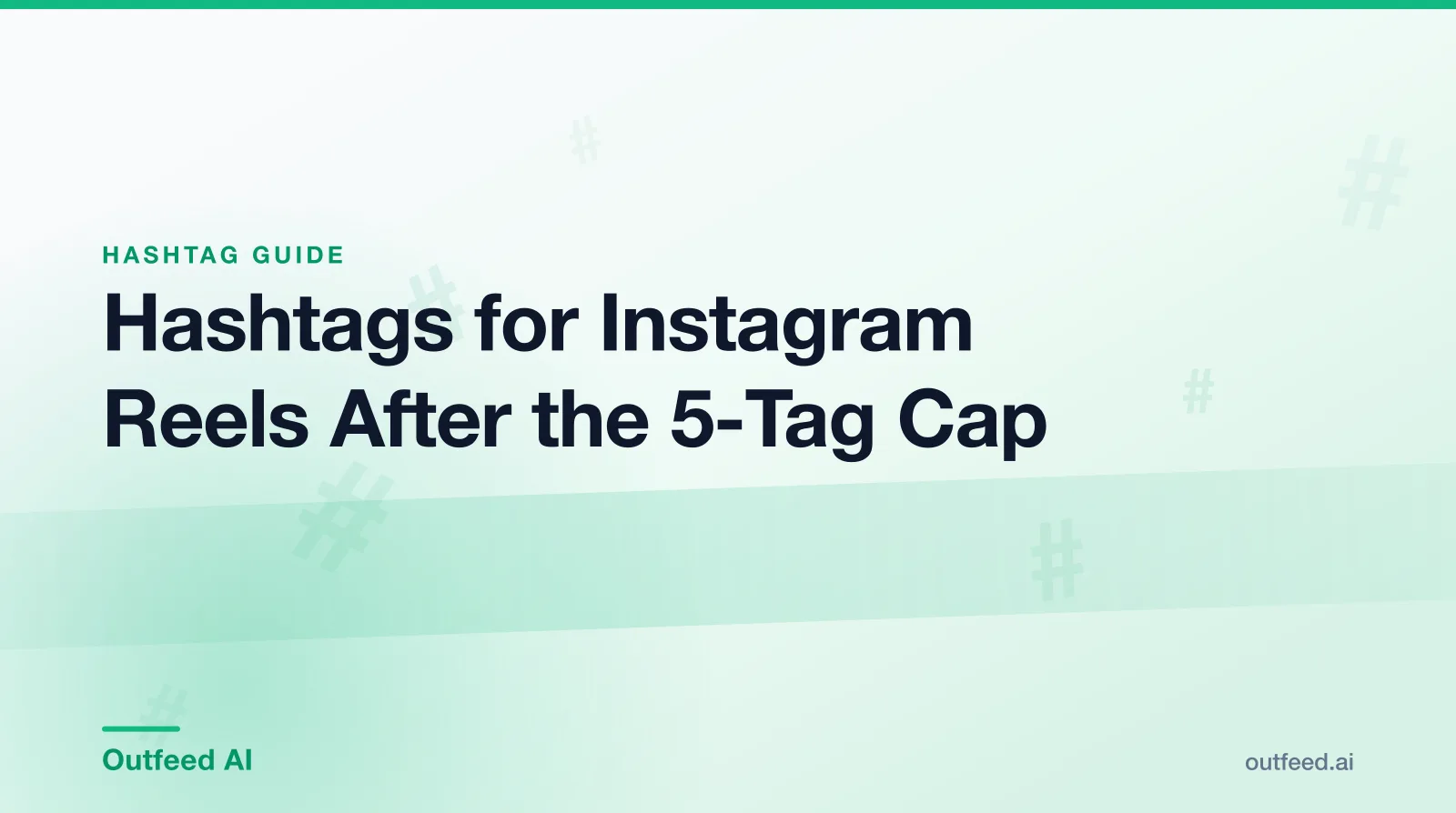 Phone showing hashtags for Instagram Reels being chosen inside the five-tag caption limit