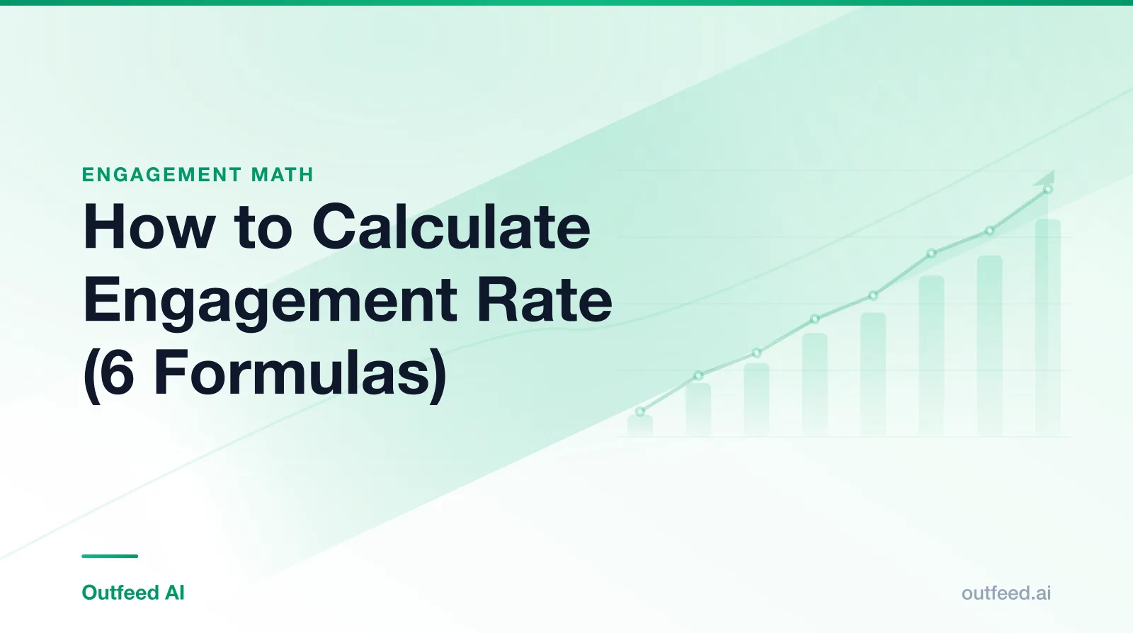 Worksheet showing how to calculate engagement rate with six formulas run on the same post's likes, comments, shares and saves