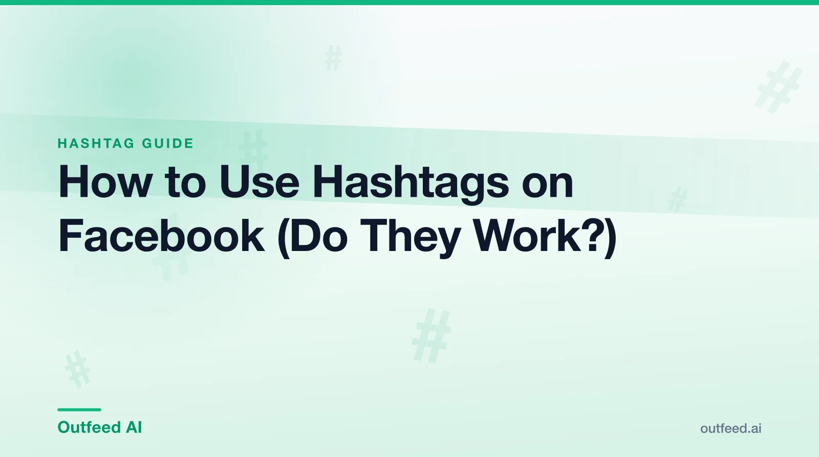 Facebook post composer showing how to use hashtags on Facebook in a Page post