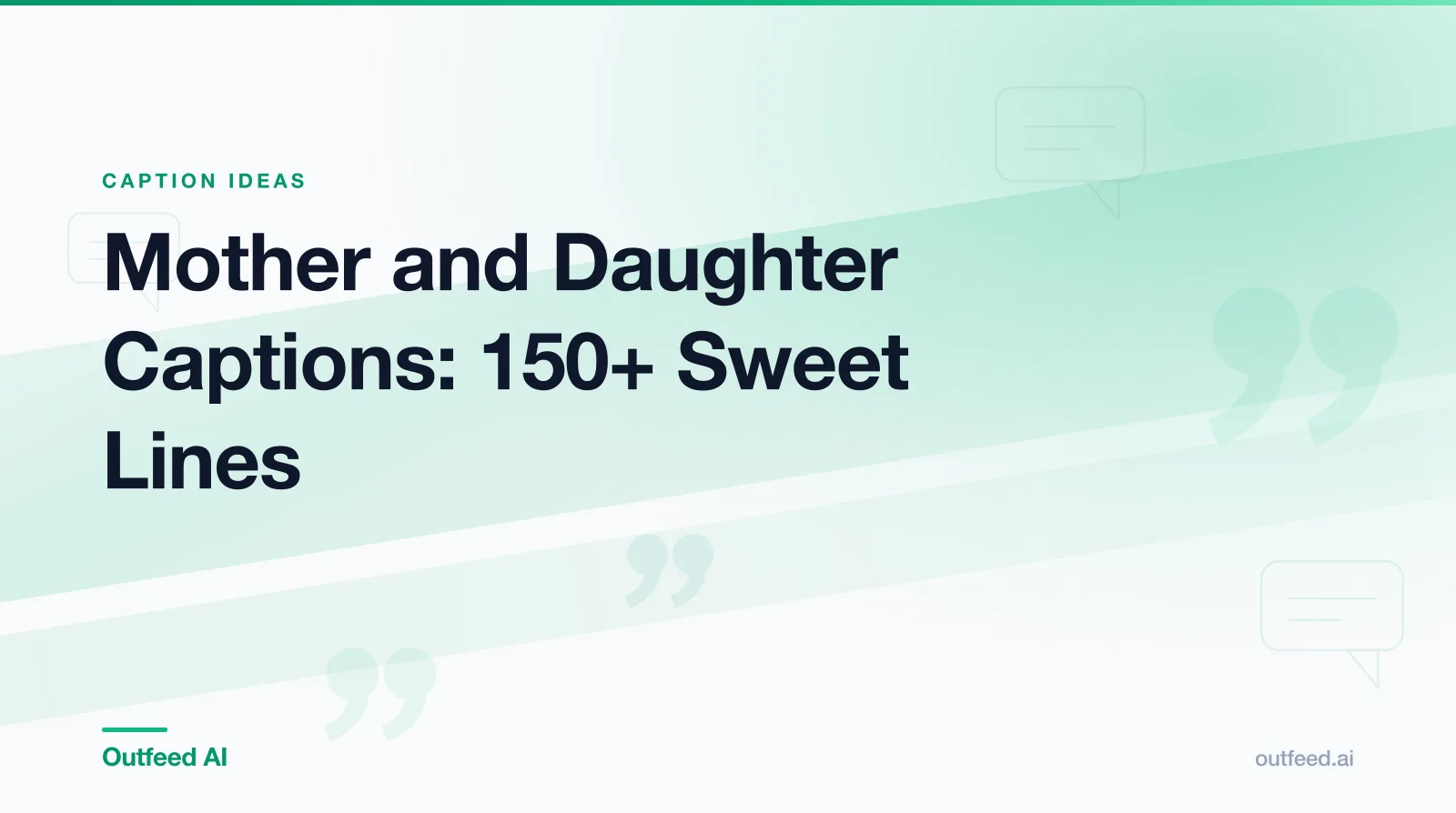 Phone showing an Instagram photo of a mother and daughter with mother and daughter captions ready to copy