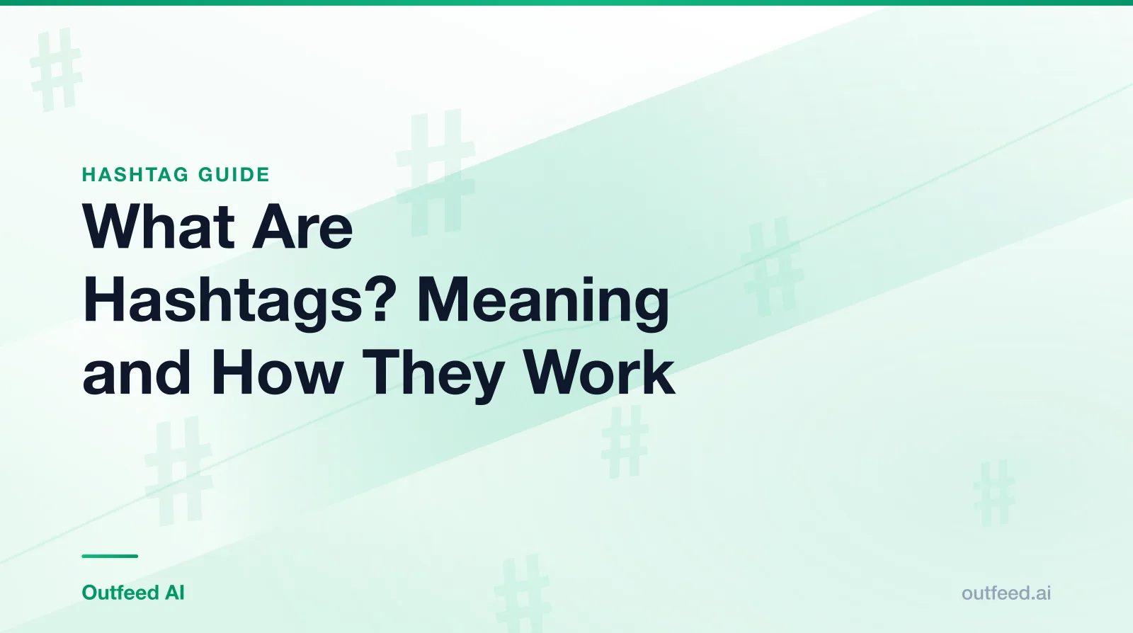 Diagram explaining what are hashtags, showing the hash symbol turning a caption word into a clickable searchable label